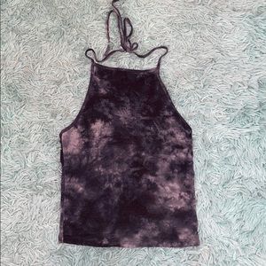 Tye dye halter top